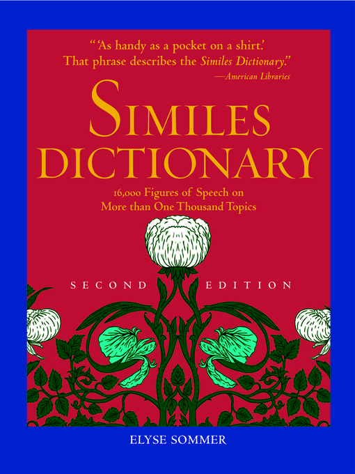 Title details for Similes Dictionary by Elyse Sommer - Available
